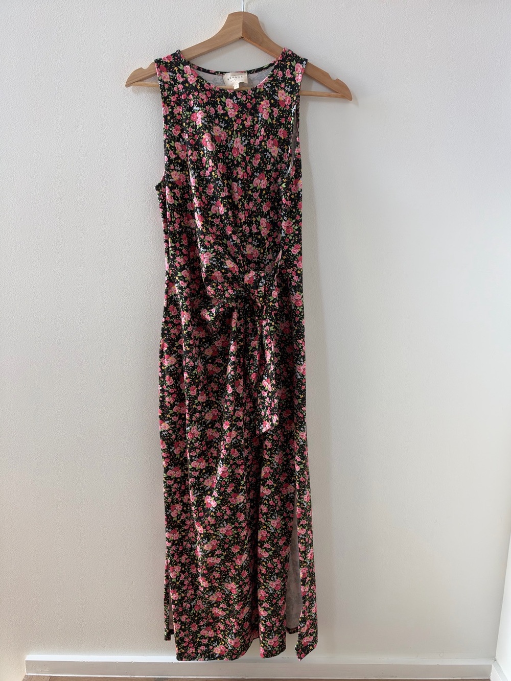 Sézane Pippaé Dress Multico Floral Organic Cotton Size S